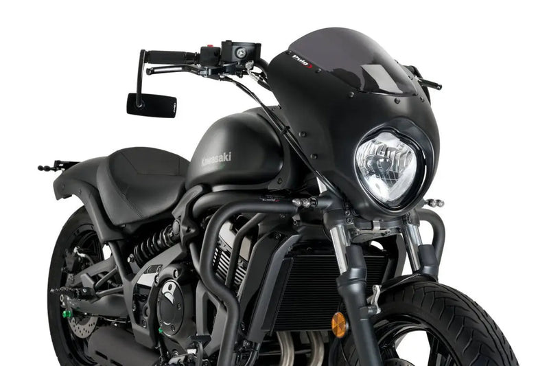 puig dark night semifairing matte black housing kawasaki vulcan s 2015