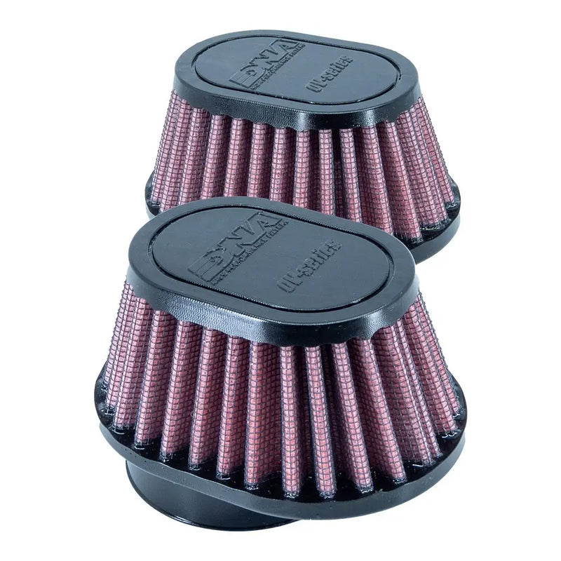 dna filters universal air filter kit oval clamp 51mm inlet 50mm length