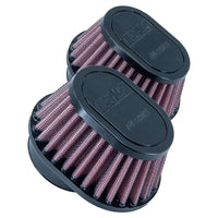 dna filters universal air filter kit oval clamp 51mm inlet 50mm length
