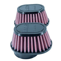 dna filters universal air filter kit oval clamp 51mm inlet 50mm length