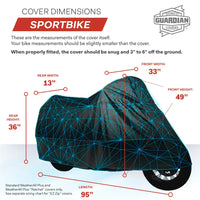 dowco guardian weatherall plus motorcycle cover