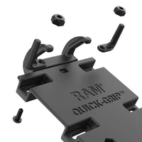 ram mounts quick grip phone mount with handlebar u bolt base