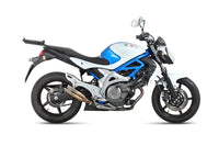 MIVV Exhaust Double Gun Slip-On Suzuki Gladius 2009-2015 Titanium