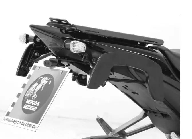 Hepco & Becker C-Bow Honda CB1000R 2008-2017 models with R&G Tail Tidy Fitted