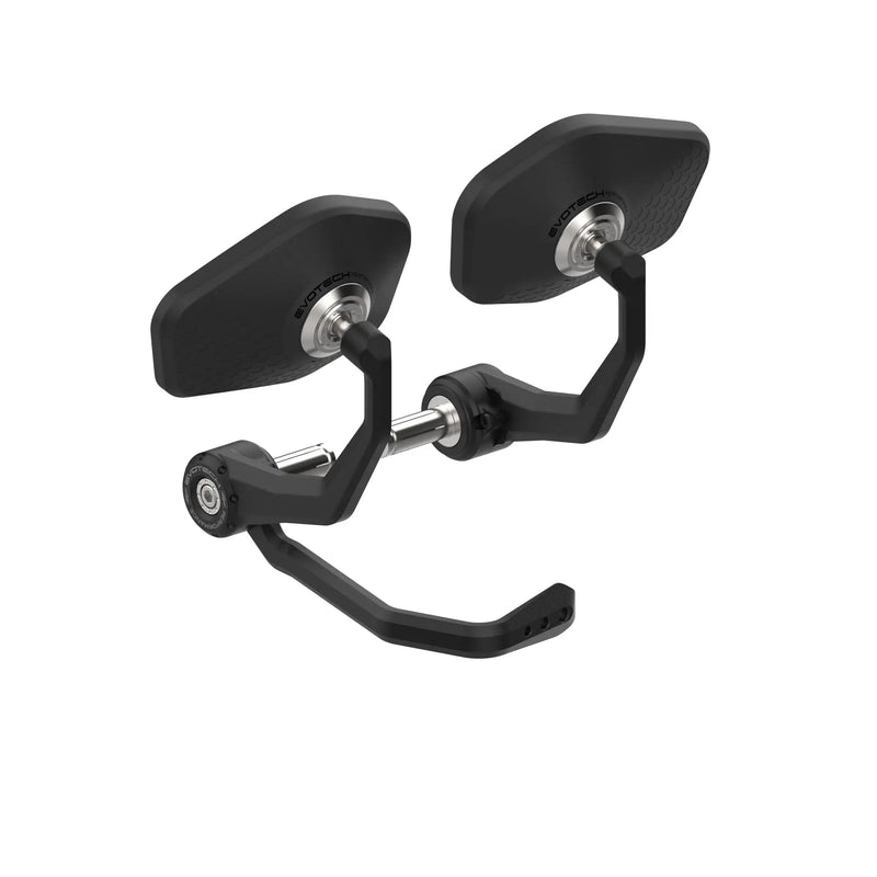 Evotech Performance Bar End Mirrors / Brake Protector (Sport) Kawasaki Ninja 650 2017- / Ninja 1100SX 2025-