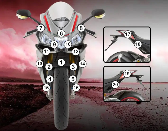 eazi grip motorcycle paint protection aprilia rsv4 2015 2020