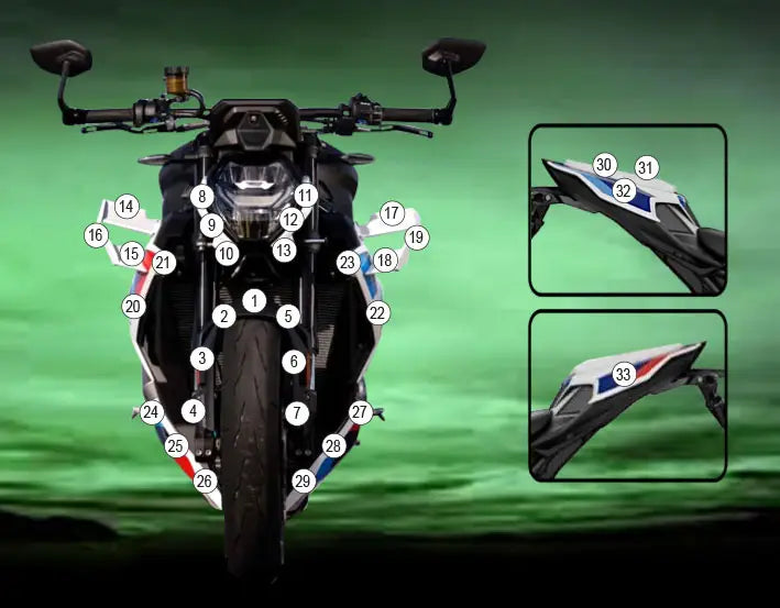 eazi grip motorcycle paint protection bmw m1000r 2023
