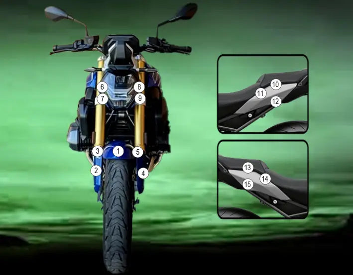 eazi grip motorcycle paint protection bmw r1250r 2023