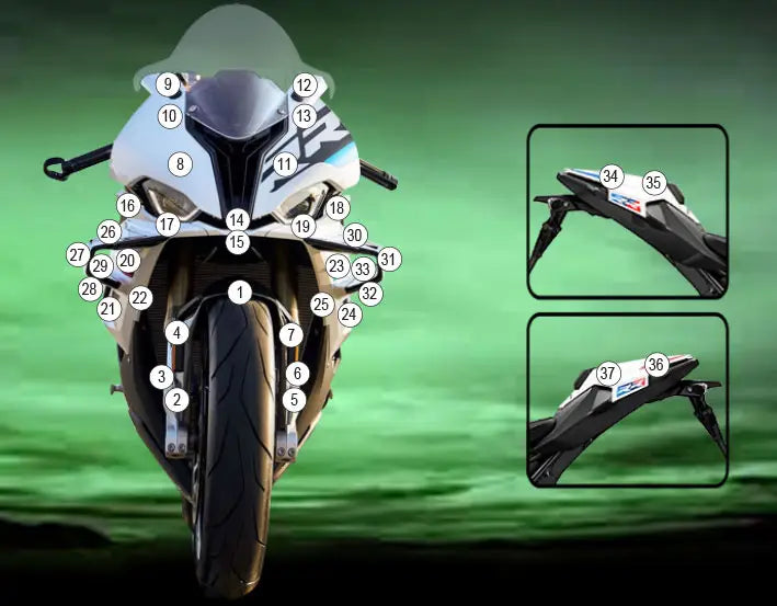 eazi grip motorcycle paint protection bmw s1000rr 2023