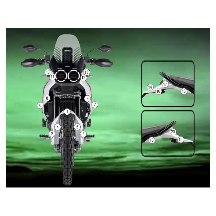 eazi grip motorcycle paint protection ducati desert x rally 2022