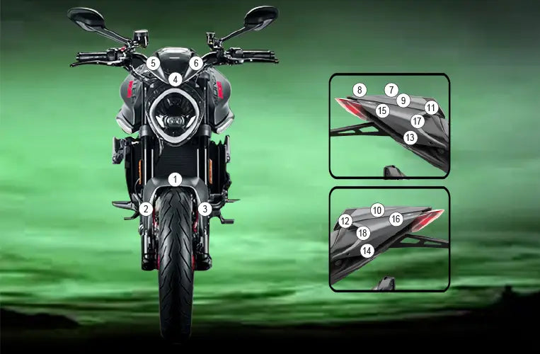 eazi grip motorcycle paint protection ducati monster 2021