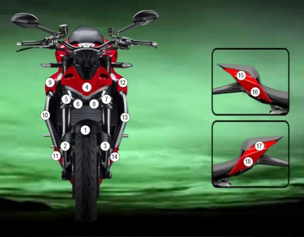 eazi grip motorcycle paint protection ducati streetfighter v2 2021