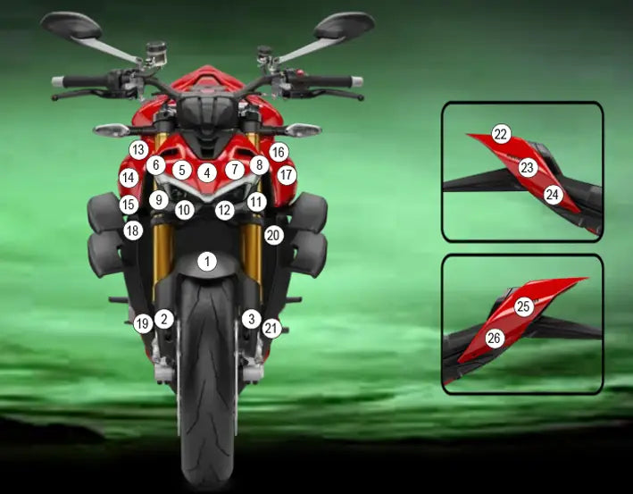 eazi grip motorcycle paint protection ducati streetfighter v4 2023