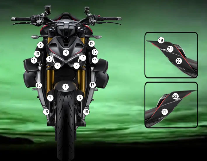 eazi grip motorcycle paint protection ducati streetfighter v4 sp 2022