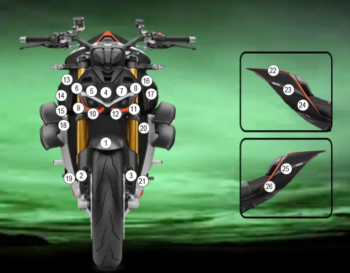 eazi grip motorcycle paint protection ducati streetfighter v4 sp 2023