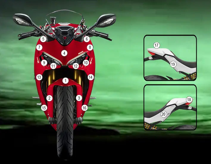 eazi grip motorcycle paint protection ducati supersport 950 2021