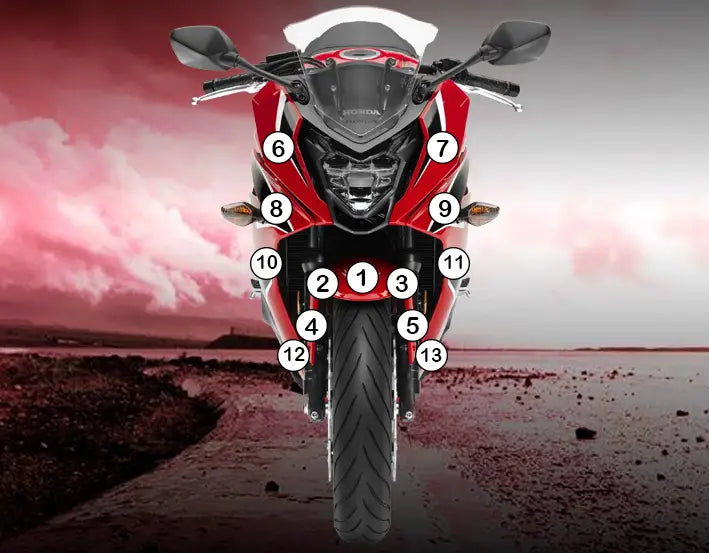 eazi grip motorcycle paint protection honda cbr650r f 2015 2018