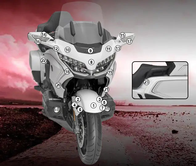 eazi grip motorcycle paint protection honda goldwing 2020
