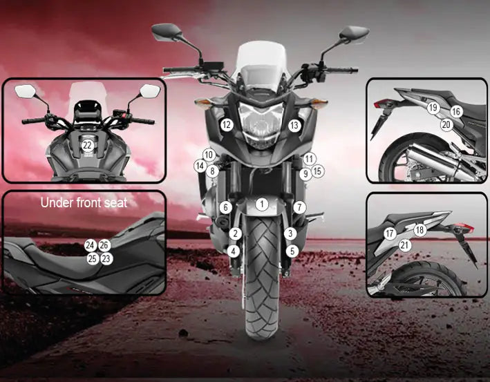 eazi grip motorcycle paint protection honda nc750x 2016 2020