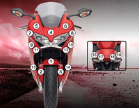 eazi grip motorcycle paint protection honda vfr800 2014 2017