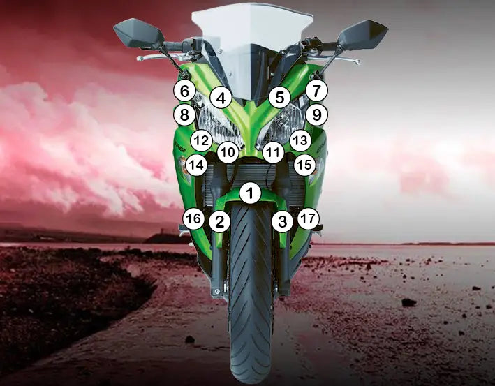 eazi grip motorcycle paint protection kawasaki er 6f 2012 2016
