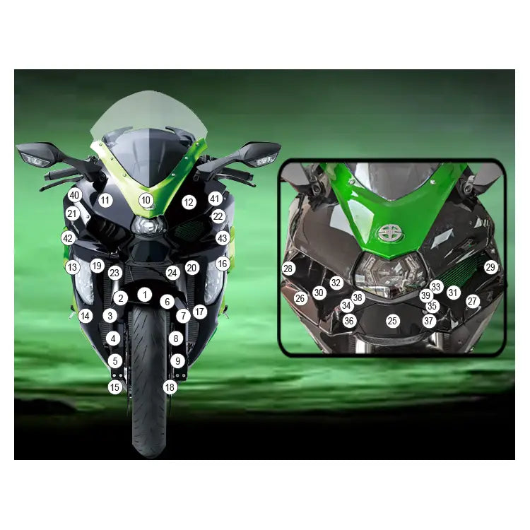 eazi grip motorcycle paint protection kawasaki ninja h2 sx se 2022
