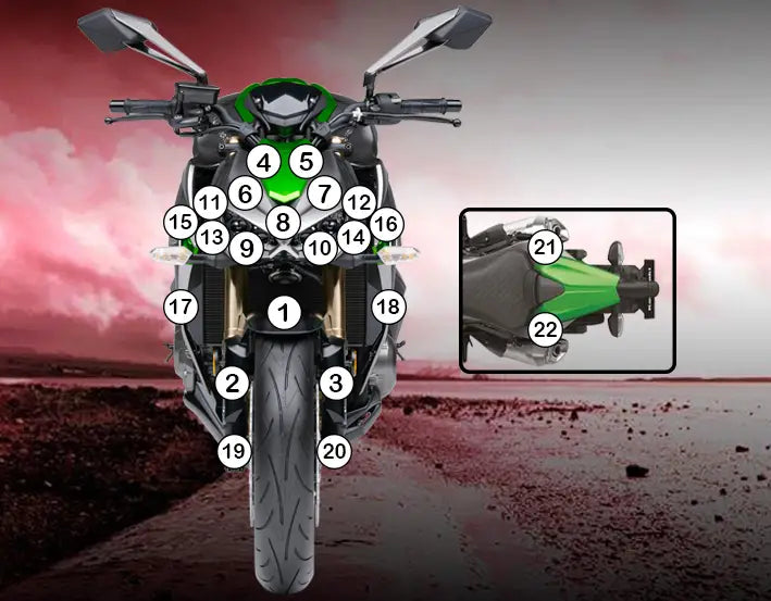 eazi grip motorcycle paint protection kawasaki z1000 2014 2017