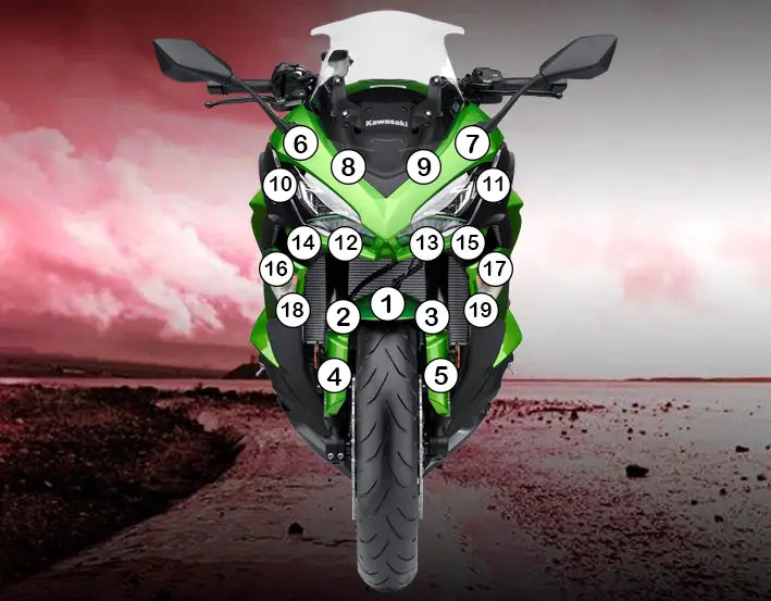 eazi grip motorcycle paint protection kawasaki z1000sx 2017