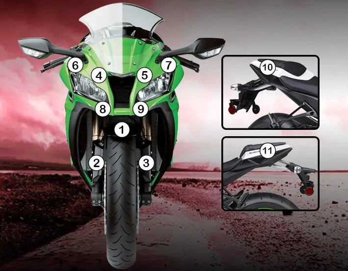 eazi grip motorcycle paint protection kawasaki zx 10r 2011 2015