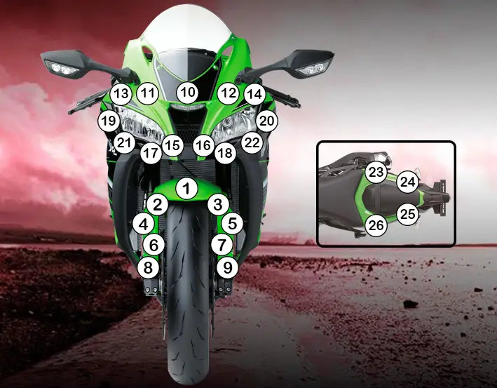 eazi grip motorcycle paint protection kawasaki zx 10r 2016 2018