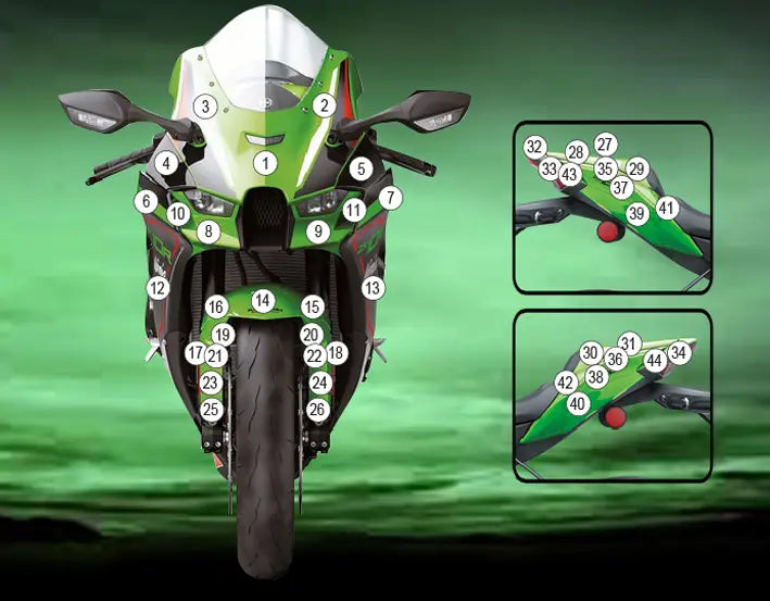 eazi grip motorcycle paint protection kawasaki zx 10r 2021