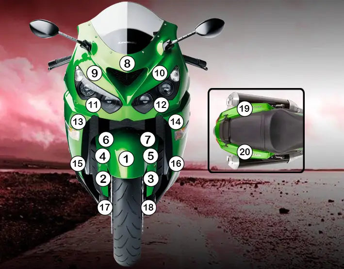 eazi grip motorcycle paint protection kawasaki zzr1400 2012 2019