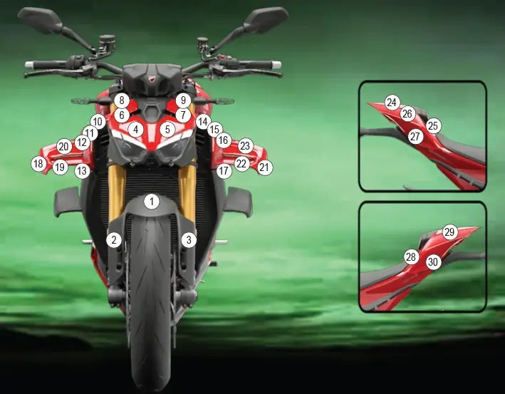 eazi grip motorcycle paint protection kit ducati streetfighter v4 2025