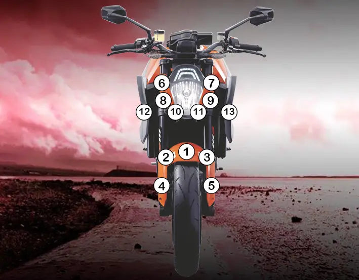 eazi grip motorcycle paint protection ktm 1290 superduke 2014 2016
