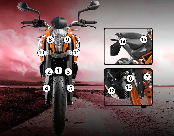 eazi grip motorcycle paint protection ktm 390 duke 2013 2016