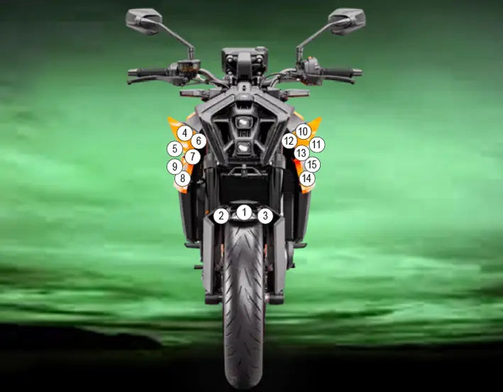 eazi grip motorcycle paint protection ktm 990 duke 2024