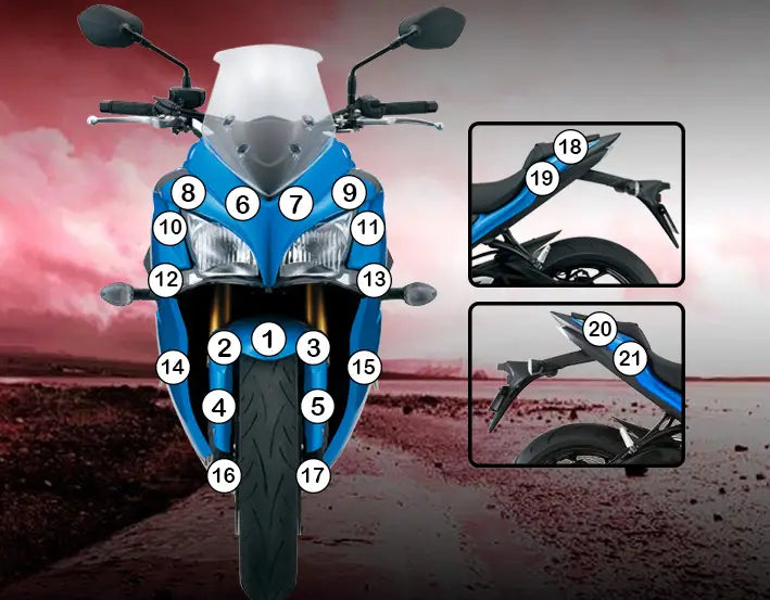 eazi grip motorcycle paint protection suzuki gsx s1000f 2015 2017