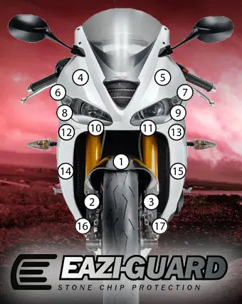 eazi grip motorcycle paint protection triumph daytona 675 2013 2016