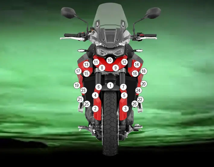 eazi grip motorcycle paint protection triumph tiger 850 sport 2021