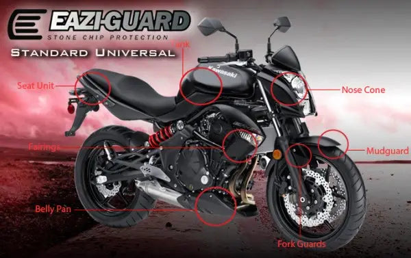 eazi grip motorcycle paint protection standard universal kit
