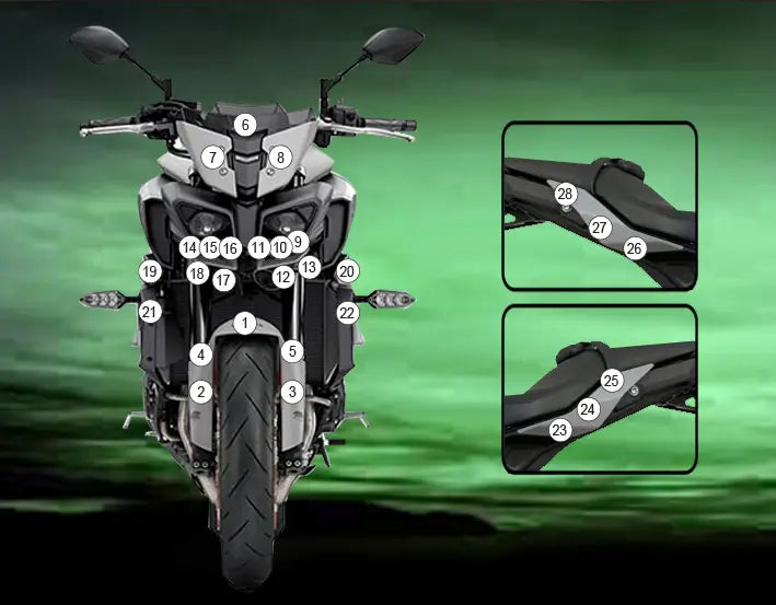 eazi grip motorcycle paint protection yamaha mt 10 sp 2020 2021