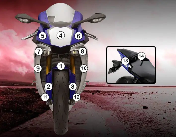 eazi grip motorcycle paint protection yamaha yzf r1 2015 2019
