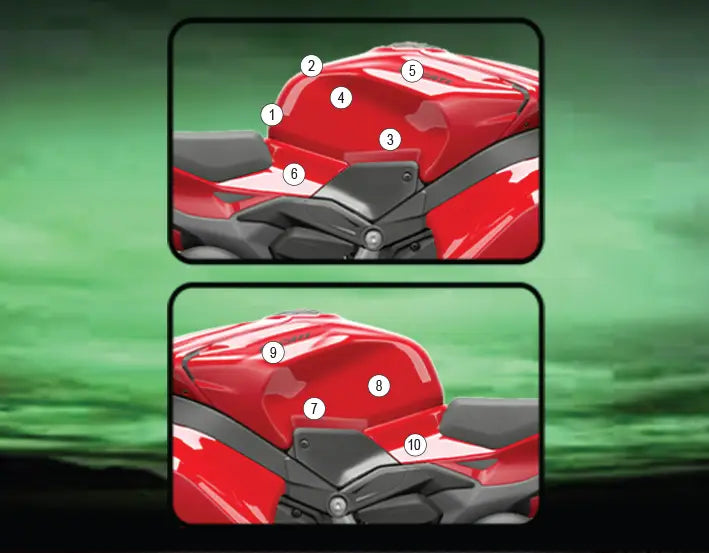 eazi grip motorcycle tank paint protection ducati panigale v4 streetfighter v4 2025