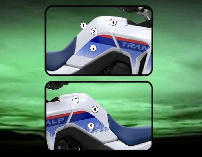 eazi grip motorcycle tank paint protection honda xl750 transalp 2024