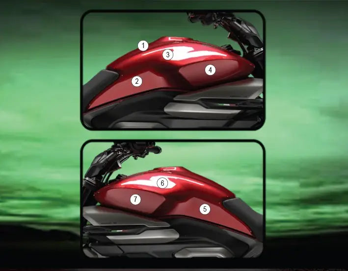 eazi grip motorcycle tank paint protection kit ducati xdiavel v4 2025