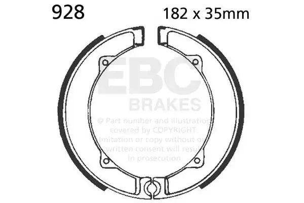 ebc brake pads for ducati 250 350 450 1976