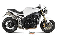 MIVV Exhaust Ghibli Slip-On Triumph Speed Triple 2007-2010 Stainless Steel