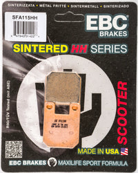 EBC Brake Pads For Peugeot Looxor 100 2002-2005