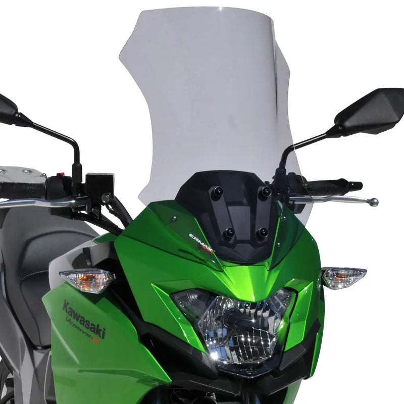 ermax motorcycle windshield high kawasaki versys x 300 2017 2023