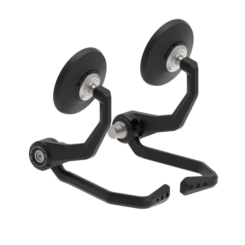 evotech performance bar end mirrors brake and clutch lever guard kits aprilia tuono v4 2011 tuono 660 2021